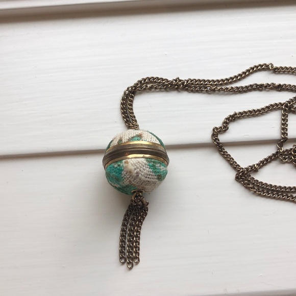 Jewelry - Indonesian artisan long chain gold necklace